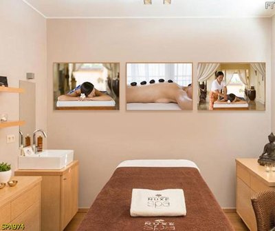 File gốc in mica Tranh trang trí Spa SPA974 chất lượng