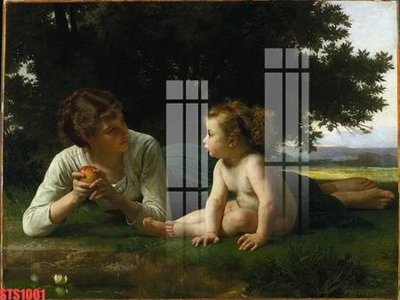 Download file gốc Tranh sơn dầu phương tây tổng hợp STS1001 (in lụa) tranh 3D