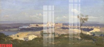 File tranh Tranh sơn dầu phương tây tổng hợp STS1008 (ảnh gốc) in trần 3D