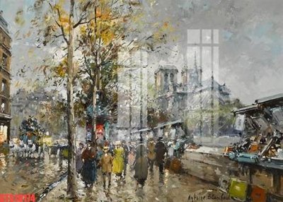 Hình ảnh file gốc Tranh sơn dầu phương tây tổng hợp STS10174 cho in UV