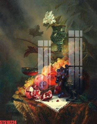 Tải file Tranh sơn dầu phương tây tổng hợp STS10224 (gốc) làm file in ấn