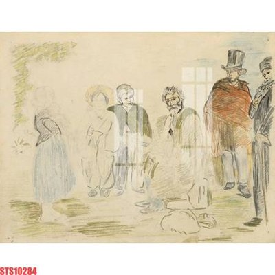 Tải file gốc Tranh sơn dầu phương tây tổng hợp STS10284 (in không vỡ ảnh)