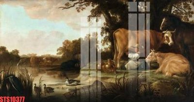 File gốc Tranh sơn dầu phương tây tổng hợp STS10377 (trang trí) phòng trẻ em