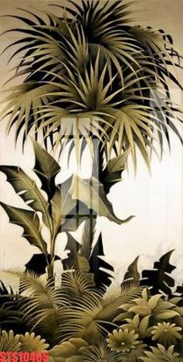 File in lụa Tranh sơn dầu phương tây tổng hợp STS10405 (hoa văn) Tranh sơn dầu phương tây tổng hợp STS10405