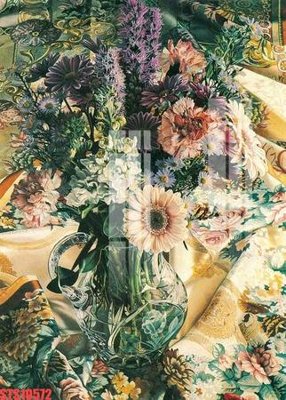 Hình ảnh file gốc in trần nhà Tranh sơn dầu phương tây tổng hợp STS10572