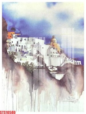 File ảnh Tranh sơn dầu phương tây tổng hợp STS10580 (gốc) in PP, decal