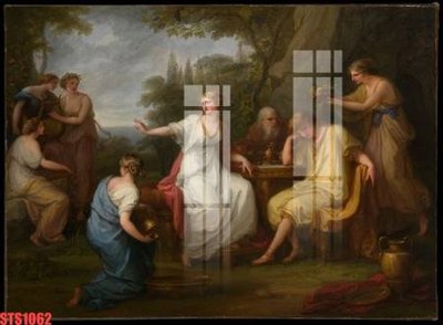 Ảnh gốc Tranh sơn dầu phương tây tổng hợp STS1062 (siêu chi tiết) để in ấn