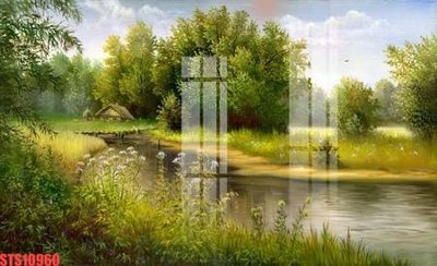 File ảnh Tranh sơn dầu phương tây tổng hợp STS10960 (gốc) in biển hiệu