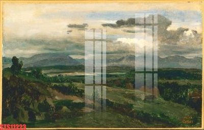 Ảnh gốc Tranh sơn dầu phương tây tổng hợp STS11223 (nét căng) in mica