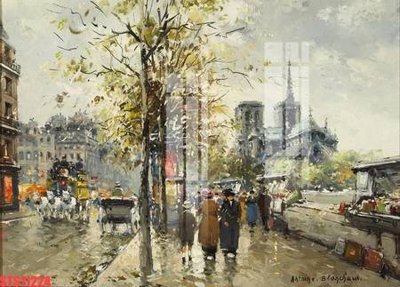 File gốc Tranh sơn dầu phương tây tổng hợp STS11224 (AI/EPS) cho in ấn