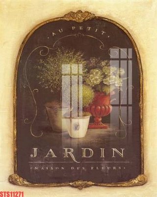 File in lụa Tranh sơn dầu phương tây tổng hợp STS11271 (hoa văn) Tranh sơn dầu phương tây tổng hợp STS11271