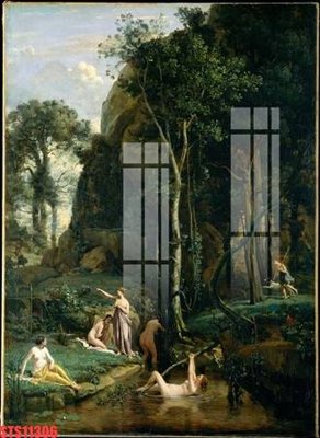 File in lụa Tranh sơn dầu phương tây tổng hợp STS11306 (phong cảnh) Tranh sơn dầu phương tây tổng hợp STS11306