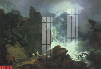 Download file Tranh sơn dầu phương tây tổng hợp STS11412 (gốc) in mica đèn LED