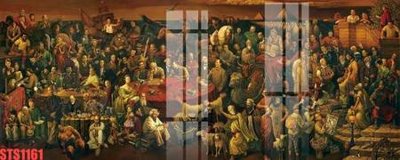 File tranh Tranh sơn dầu phương tây tổng hợp STS1161 (gốc) in backlit film