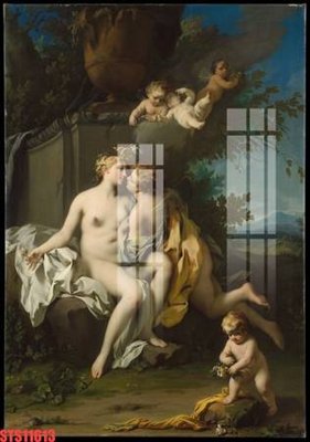 Ảnh gốc Tranh sơn dầu phương tây tổng hợp STS11613 (độ nét cao) in tráng gương