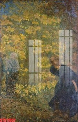 File gốc Tranh sơn dầu phương tây tổng hợp STS11657 (in tráng gương) ốp tường