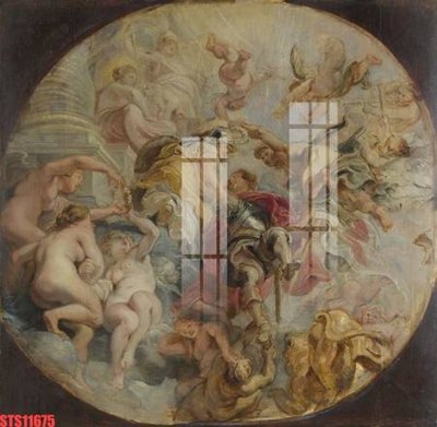 Tải file PSD Tranh sơn dầu phương tây tổng hợp STS11675 (nguyên layer) để in