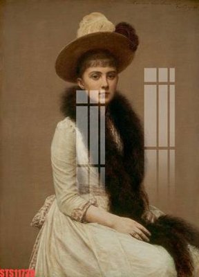 Download file gốc Tranh sơn dầu phương tây tổng hợp STS11739 (in mica) logo