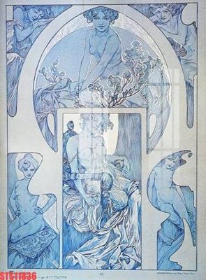 File gốc Tranh sơn dầu phương tây tổng hợp STS11836 (AI/EPS) cho in ấn