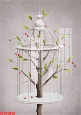 File tranh Tranh sơn dầu phương tây tổng hợp STS11943 (gốc) in trên kính