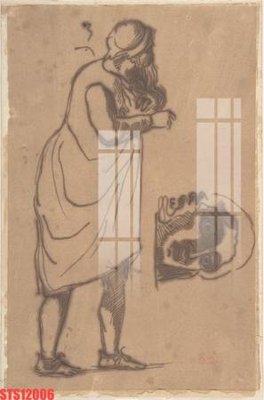 File tranh gốc Tranh sơn dầu phương tây tổng hợp STS12006 chủ đề hiện đại