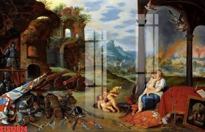 Tải file gốc Tranh sơn dầu phương tây tổng hợp STS12024 (in khổ lớn) không mờ