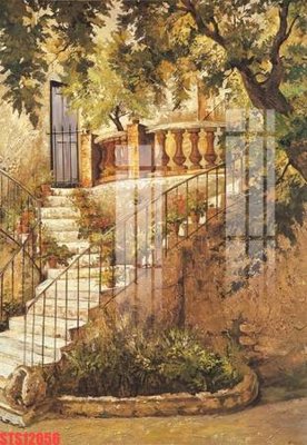 File gốc Tranh sơn dầu phương tây tổng hợp STS12056 (chuẩn màu) cho in offset