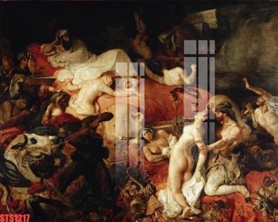 File tranh Tranh sơn dầu phương tây tổng hợp STS1217 (gốc) chủ đề trừu tượng