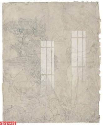 File tranh gốc Tranh sơn dầu phương tây tổng hợp STS12231 chủ đề hiện đại