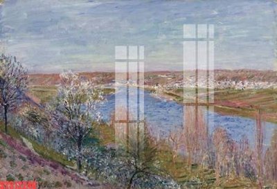 File gốc Tranh sơn dầu phương tây tổng hợp STS12246 (in lụa) tranh thuận buồm