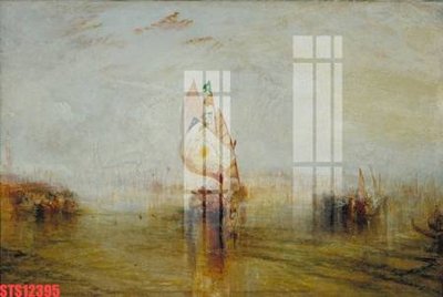 Ảnh gốc Tranh sơn dầu phương tây tổng hợp STS12395 (nét căng) in mica