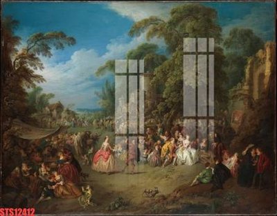 Tải file gốc Tranh sơn dầu phương tây tổng hợp STS12412 dùng cho in ấn