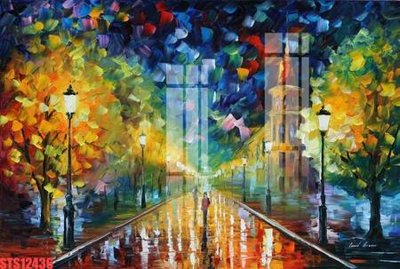 Download file gốc Tranh sơn dầu phương tây tổng hợp STS12436 (in lụa) tranh 3D