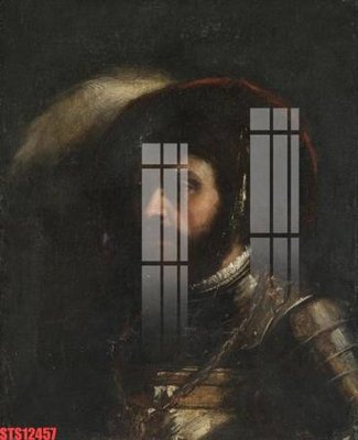 File tranh Tranh sơn dầu phương tây tổng hợp STS12457 (ảnh gốc) in trần nhà