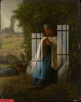 File in trần Tranh sơn dầu phương tây tổng hợp STS12483 (bản gốc) đại dương