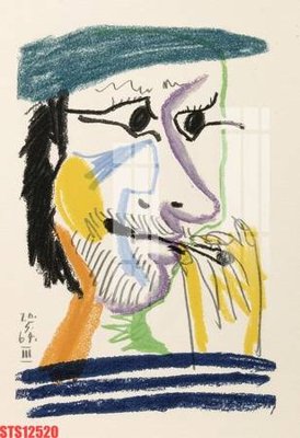 File tranh Tranh sơn dầu phương tây tổng hợp STS12520 (gốc) phong cách tối giản