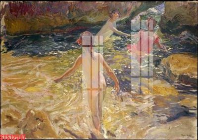 File tranh gốc in trần nhà Tranh sơn dầu phương tây tổng hợp STS12547 3D