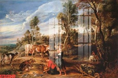 File gốc Tranh sơn dầu phương tây tổng hợp STS12597 (dành cho trang trí nội thất)