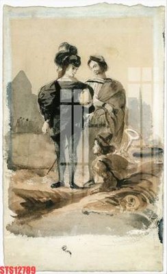 File gốc Tranh sơn dầu phương tây tổng hợp STS12789 (vector) cho in ấn