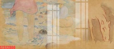 Download file Tranh sơn dầu phương tây tổng hợp STS12800 (gốc) in mica đèn LED