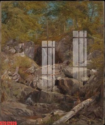 File gốc Tranh sơn dầu phương tây tổng hợp STS12926 (in lụa) tranh mã đáo