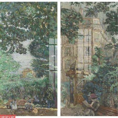 File gốc Tranh sơn dầu phương tây tổng hợp STS13013 (thiết kế) cho in ấn