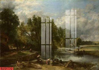 File PSD Tranh sơn dầu phương tây tổng hợp STS13020 (chất lượng in ấn)