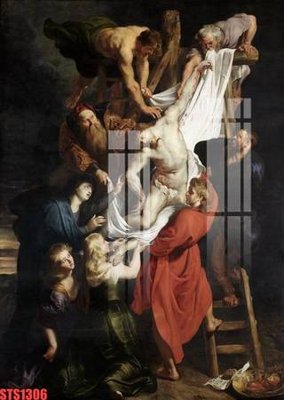 Download file gốc Tranh sơn dầu phương tây tổng hợp STS1306 (in mica) 3D