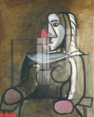 File in mica Tranh sơn dầu phương tây tổng hợp STS13065 (bản gốc) làm vách ngăn