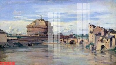 File in ấn Tranh sơn dầu phương tây tổng hợp STS13518 (bản gốc) cao cấp