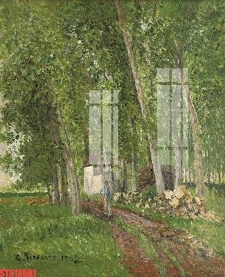 File gốc Tranh sơn dầu phương tây tổng hợp STS13581 (in tráng gương) ốp tường