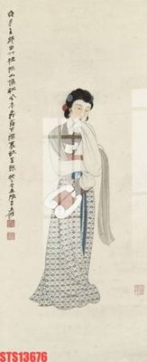 Tải file gốc Tranh sơn dầu phương tây tổng hợp STS13676 (để in lụa)