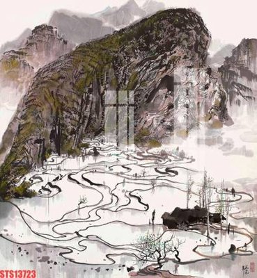 File tranh Tranh sơn dầu phương tây tổng hợp STS13723 (gốc) chủ đề con người