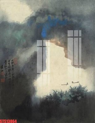 File tranh Tranh sơn dầu phương tây tổng hợp STS13864 (ảnh gốc) in trần xuyên sáng